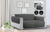 Sogni e Capricci Waterdichte Trendy Gewatteerde Sofa Cover Donker Licht Grijs, 1 Plaats
