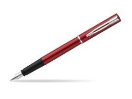 Waterman Allure Vulpen - Rood - Blauwe Inkt - 1 Stuk - Geschenkdoos