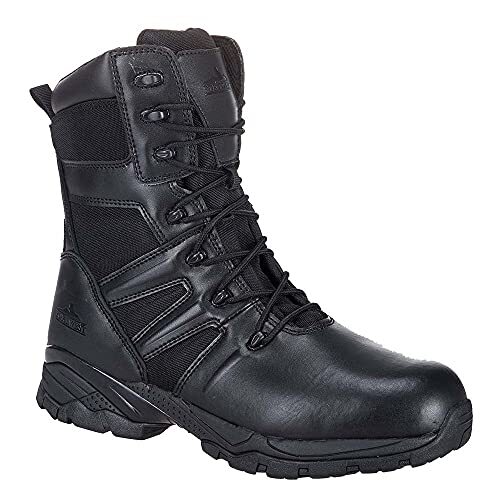 Portwest FW65 Steelite TaskForce Schoen Hoog, S3 HRO, Zwart, Grootte 42