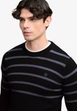 Superdry Pull en Coton rayé Coupe ajustée Homme S