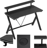 Huzaro Hero 1.9 Gaming Bureau 120 cm Zwart