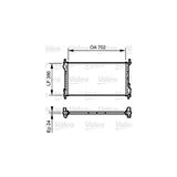 Valeo Radiateur 735167