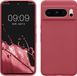 kwmobile telefoonhoesje geschikt voor Google Pixel 8 Pro - Hoesje met siliconen coating - Smartphone case in donkerroze