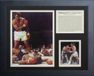 Legends Never Die Muhammad Ali vs. Liston Championship Fight Collectible | Ingelijste fotocollage wanddecoratie - 30,5 cm x 38,1 cm