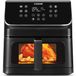 Friteuse à air chaud, 6,2 litres, avec fenêtre de visualisation, 11 fonctions, 1700 watts