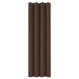 Deconovo Verduisterende Gordijn, 132x160 cm, 1 Stuk, Chocolade