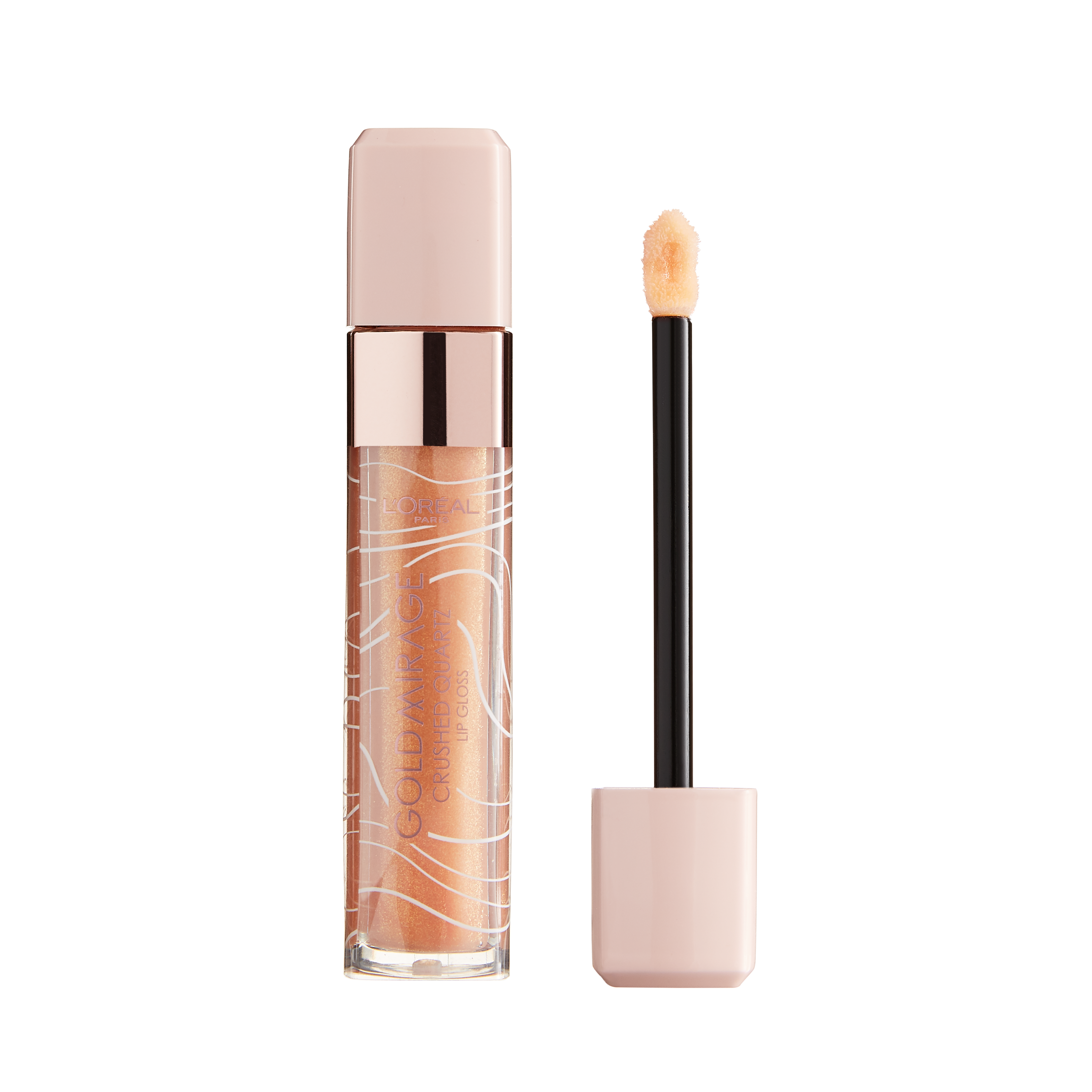 L'Oréal Gold Mirage Limited Edition Collectie - Crushed Quartz Lip Gloss 01 Gold Quartz - Goudkleurige Lipgloss