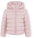 Minoti Gewatteerde Winterjas Meisjes met Capuchon - Puffer - Roze - Maat 134