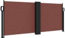 vidaXL Windscherm uittrekbaar 100x1000 cm bruin