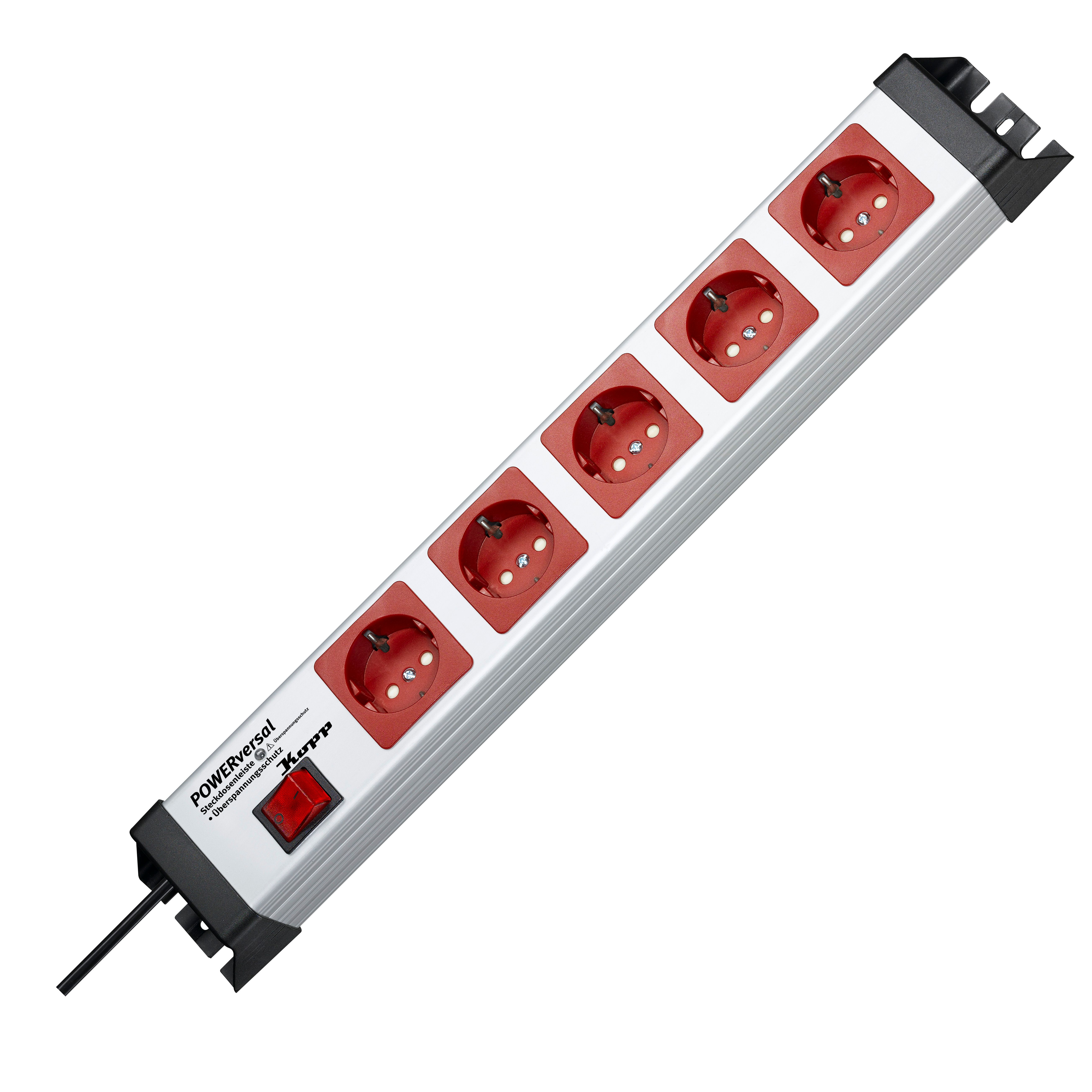 Kopp POWERversal - Stekkerdoos - Grijs/Rood - 227720019