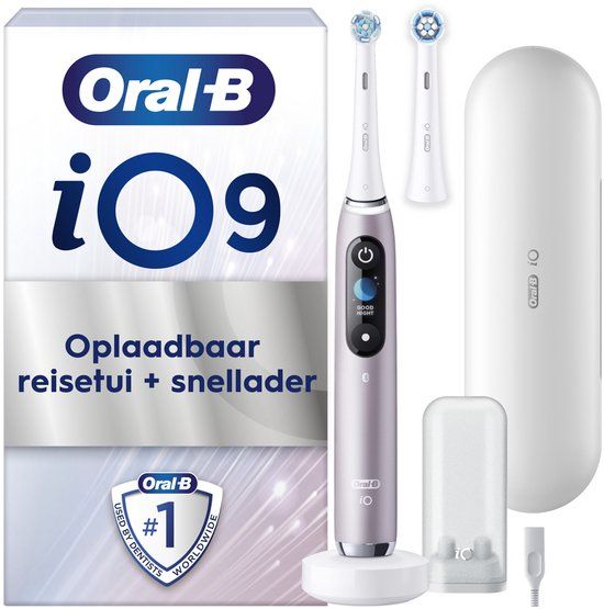Oral-B iO 9N - Elektrische Tandenborstel - Rose Quartz