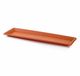 PLASTICFORTE Plantenbak water onder opvangschaal - terracotta - rechthoek - 59 x 19 cm