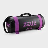 ZEUZ Powerbag 30 KG – Core Power Bag voor Fitness & CrossFit – Sandbag & Gewichtzak - 55 x 22 cm – Zwart & Paars