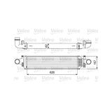 Valeo Intercooler, Inlaatluchtkoeler 818624