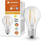 Ledvance Superior Classic LED E27 Peer Filament Helder 7.5W 1055lm - 940 Koel Wit | Dimbaar