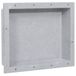 Douchenis 41x51x10 cm gris mat