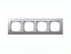Gira Event Afdekraam 4-voudig - Aluminium Mat