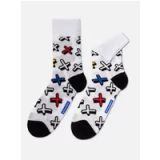 Diwari Happy Sokken en Coton avec motif croisé