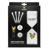 Lyle and Scott Argyle Links Pouch Gift Set