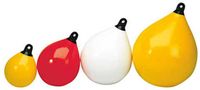 Plastimo Bolvormige Fender Met Zwart Oog Geel,Wit,Grijs 450 x 450 x 620 mm