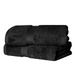 Superior - 2-delige badhanddoekenset, 900 gram, katoen, zwart
