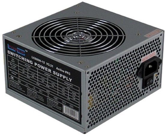 LC-Power LC600H-12 power supply unit 600 W ATX Zwart