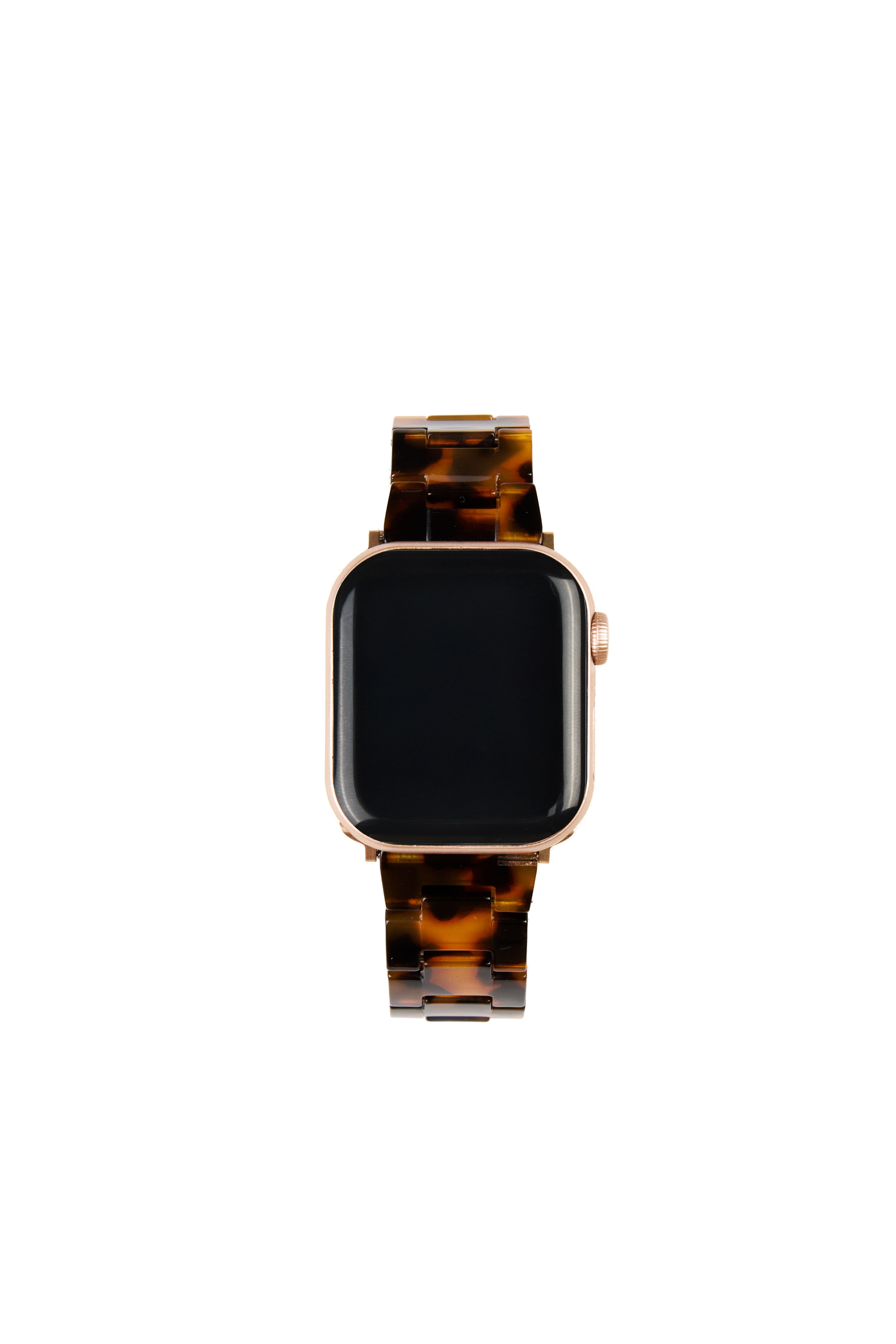 iDeal of Sweden Watch Band Limited Tortoise Dierenpatroon Bruin voor Apple Watch 42/44/45/46/49 mm
