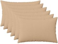 vidaXL - Kussensloop - 6 stuks - HEERLEN - Crèmekleurig - 50 x 70 cm - Katoensatijn