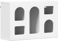 vidaXL Hangkast met plank, wit, 60 x 20 x 40 cm, Bewerkt hout
