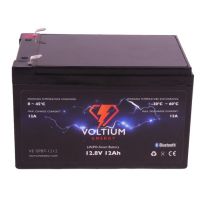 Voltium Energy LiFePO4 Smart Battery - 12.8V, 12 Ah