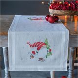 Vervaco Kerstkabouters Loper Kit - Borduurpakket