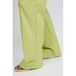 FLURESK wide leg high waist broek lichtgroen