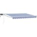 Vidaxl Store Banne Manuel Avec LED Solaire 3,5 x 2 m