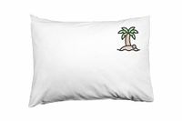 Bona Basics, Decoratieve kussenhoes, Huisdecoratie, voor bank, cafetaria, Afmeting: 50x35 cm, Kleur: Wit