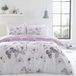 Catherine Lansfield Scatter-vlinder beddengoedset, polykatoen, Scatterbutterfly Heather, eenpersoonsbed