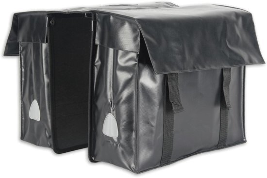 Lynx Dubbele Fietstas Tarpaulin Zwart 40 Liter