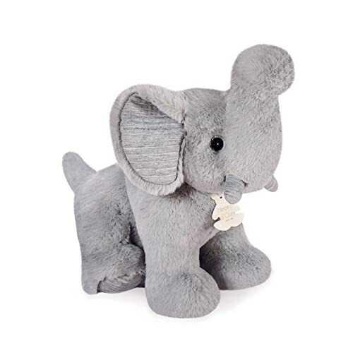 Histoire d'Ours (HISUN) Histoire d'Ours HO3145 Knuffeldier, olifant, grijs, 35 cm