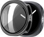 Bandz étui rigide pour PC avec protecteur d'écran - convient pour Samsung Galaxy Watch 9/8 - 44mm - housse de protection en plastique rigide - couverture complète (titane gris)