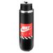 Nike RECHARGE STRAW BOTTLE 24 OZ rvs bidon - zwart/rood