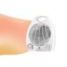 Kamberg - Ventilatorkachel voor badkamer - extra verwarming met ventilator - laag verbruik - stil - 2000 W - wit