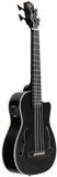 Kala Journeyman Black U•BASS® bas ukulele – Mahonie, Matte Zwart, F-Holes, Elektrisch-Akoestisch met EQ en Gigbag