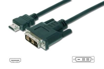 Digitus AK-330300-030-S - HDMI/DVI Kabel - 3m - Zwart