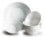 Thun 1794 Set de compotes, porcelaine blanche, mosaïque, Thun, 7 d.
