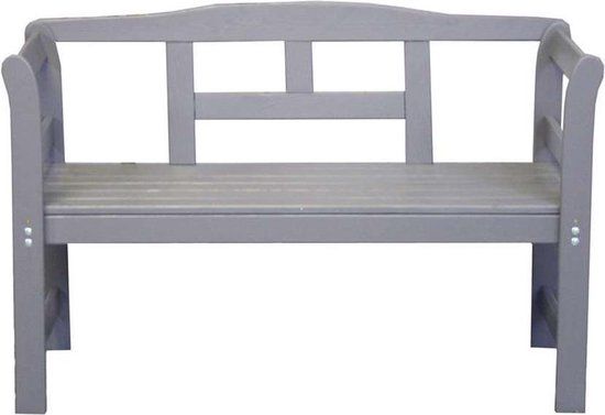 SenS-Line Friesen Tuinbank - 2 Zits - Hout - Grijs - 122cm