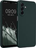 kwmobile metallic telefoonhoesje van TPU - geschikt voor Samsung Galaxy A17 4G / 5G - Flexible case voor smartphone - In metallic petrol