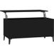 Icecat Table Basse Table De Salon Table De Café Noir 90x44,5x45 cm Bois d'Ingénierie