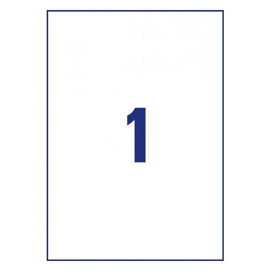 Avery L7917-40 printeretiketten Wit Zelfklevend A4 Polyethyleen Laser Permanent Mat Rechthoek Ja Ja Ja Ja Ja Ja Ja Nee Nee Nee -40 - 150 °C PVC 21 cm 29,7 cm 21 cm 29,7 cm 40 stuk(s) 40 vel 1 stuk(s)