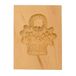 Staedter Bloemmand Springerles Model, 8 cm, Perenboom, Bruin