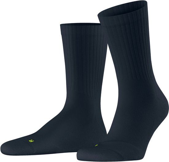 FALKE Run Rib Crew lichte padding katoen functioneel materiaal Sokken unisex blauw - maat 46-48