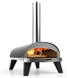 Merkloos Pizzaoven pellets - Houtpellets - 450 °C - Compact - Kolen